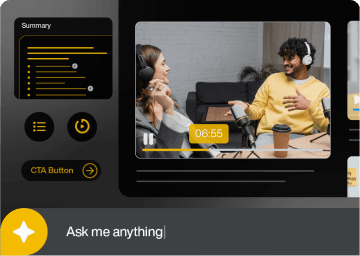 Conversational video experiences